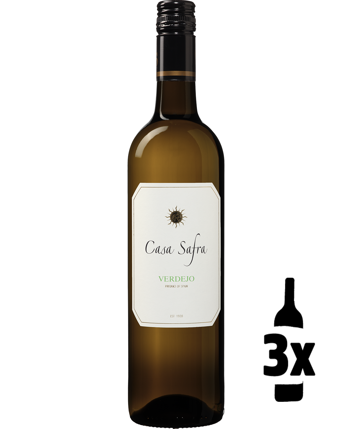 Wijnvoordeel 3 flessen Casa Safra Verdejo Probeerpakket