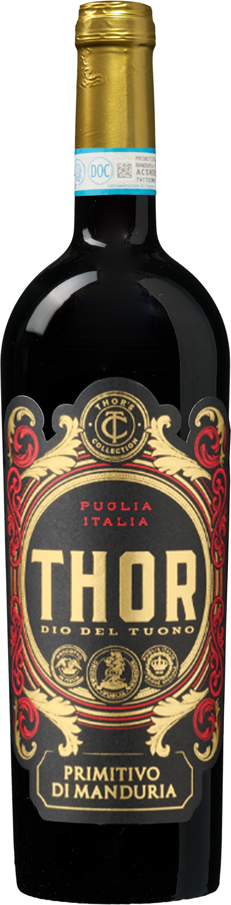 Wijnvoordeel Thor Primitivo di Manduria - Rood