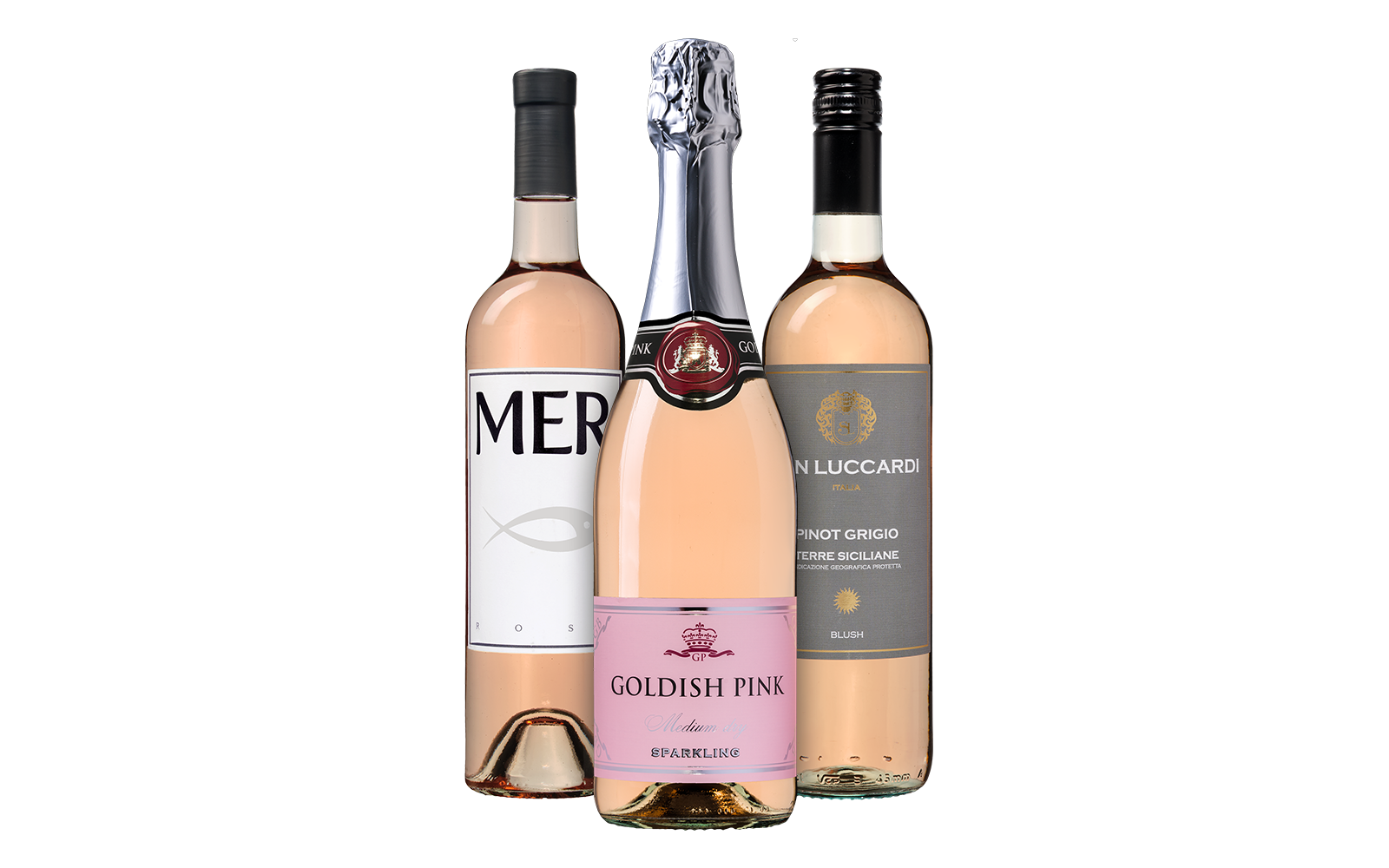 Wijnvoordeel Rosé proefpakket - fris, fruitig en mousserend