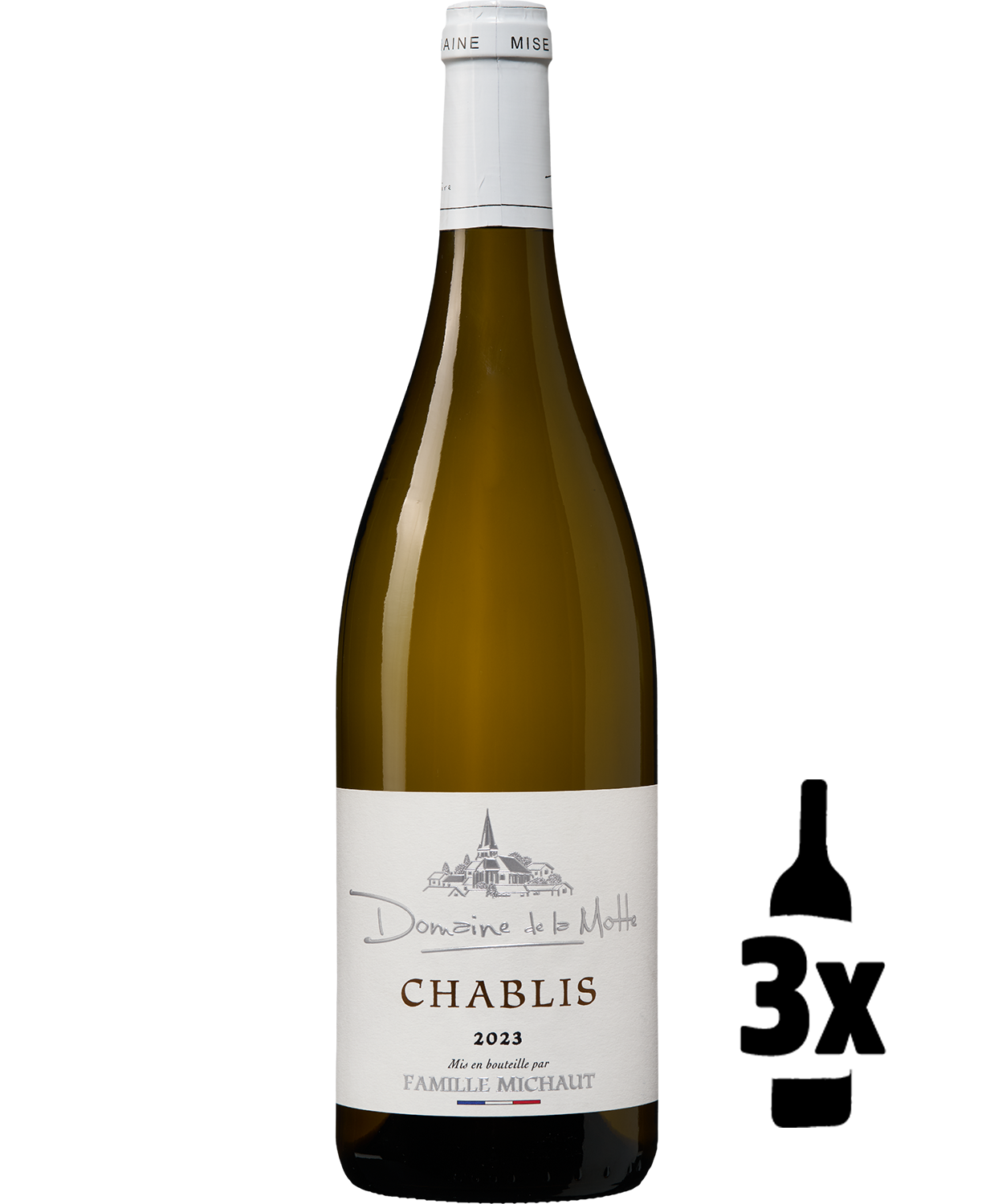 Wijnvoordeel Domaine de la Motte Chablis (3 flessen)
