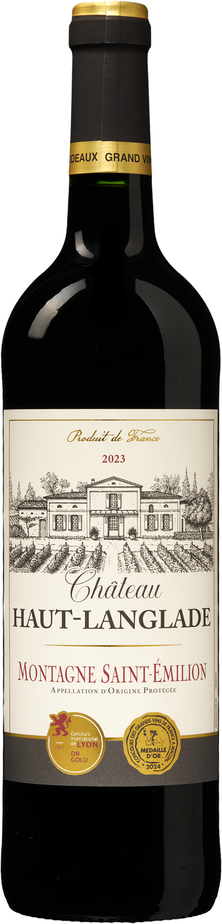 Wijnvoordeel Château Haut-Langlade Montagne-Saint-Émilion - Rood