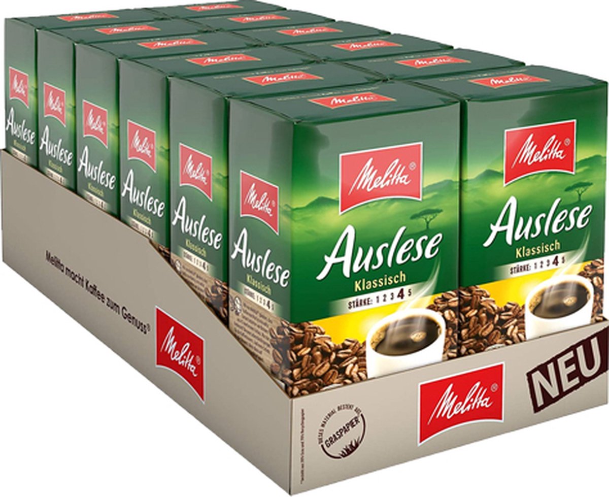 Melitta Melitta - Auslese Classic Gemalen koffie - 12x 500g