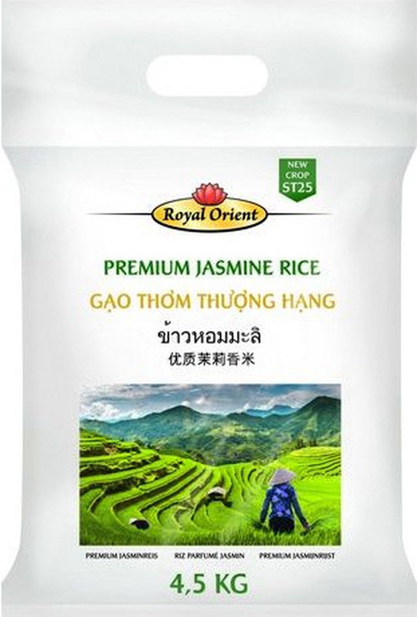 Royal Orient - Premium Jasmijn Rijst - 4,5kg