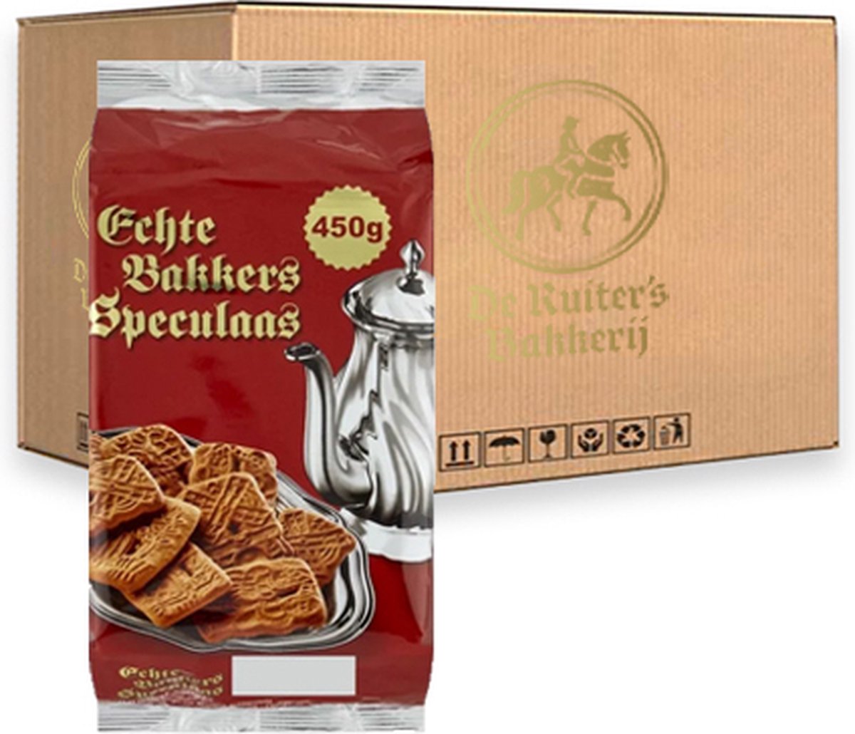 De Ruiter's Bakkerij - Echte Bakkers Speculaas - 15x 450g