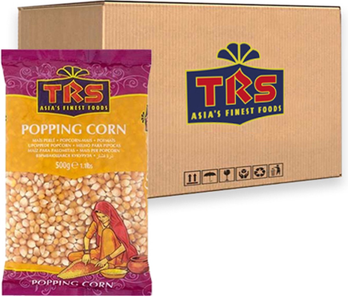 TRS - Popcorn Mais - 8x 500g
