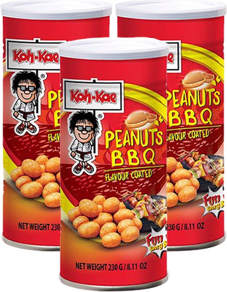 Koh-Kae - Gecoate Pinda's BBQ - 3x 230g