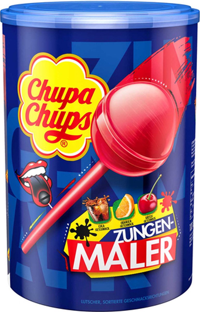 Chupa Chups Chupa Chups - Lolly's Tongue Painter - 100 stuks