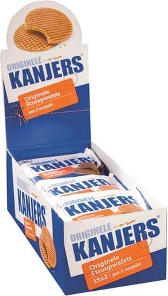Kanjers Kanjers - Orginele Stroopwafels - 15x 2 stuks