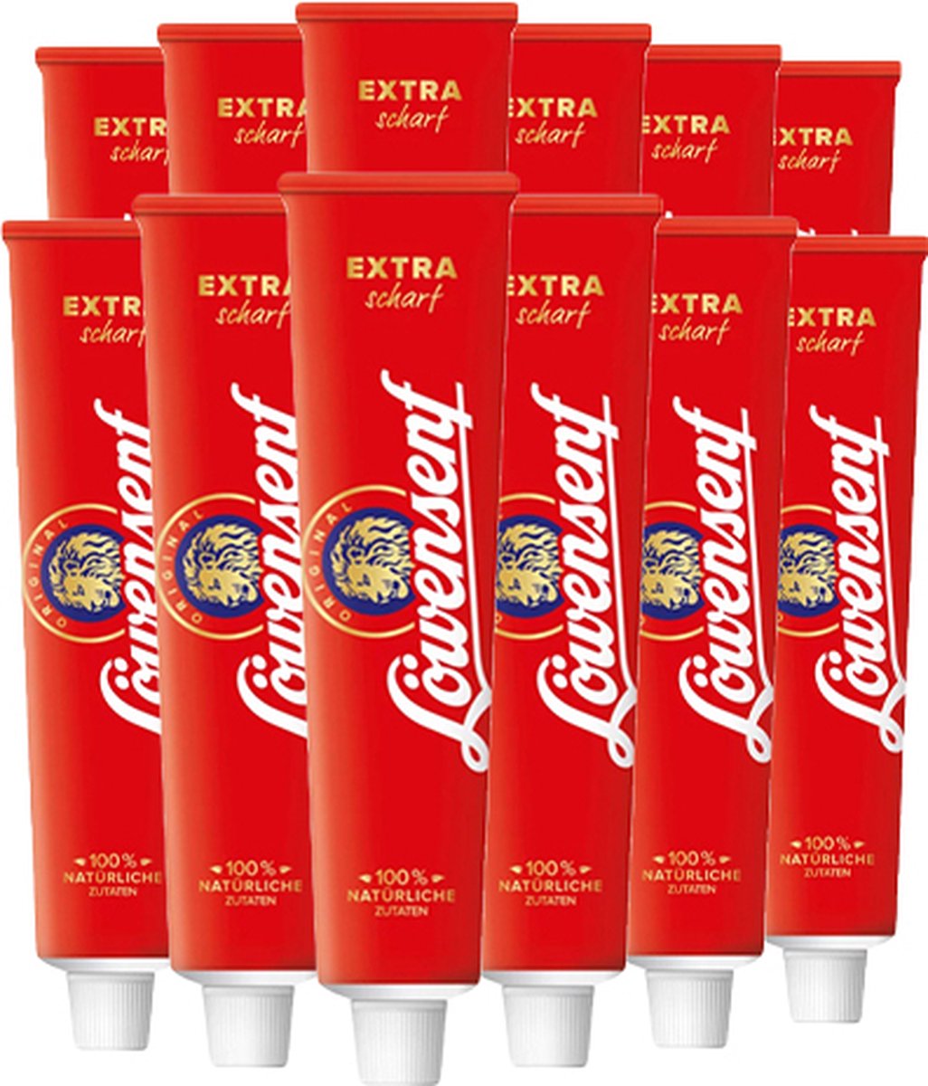 Löwensenf - Mosterd Extra scherp - 12x 200ml