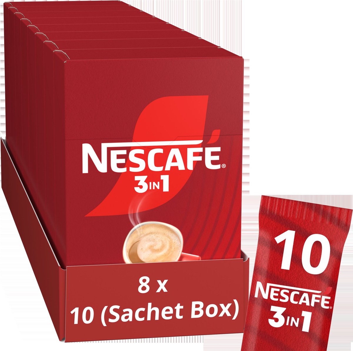 Nescafe Nescafé - Classic 3 in 1 Oploskoffie - 8x 10 Sticks