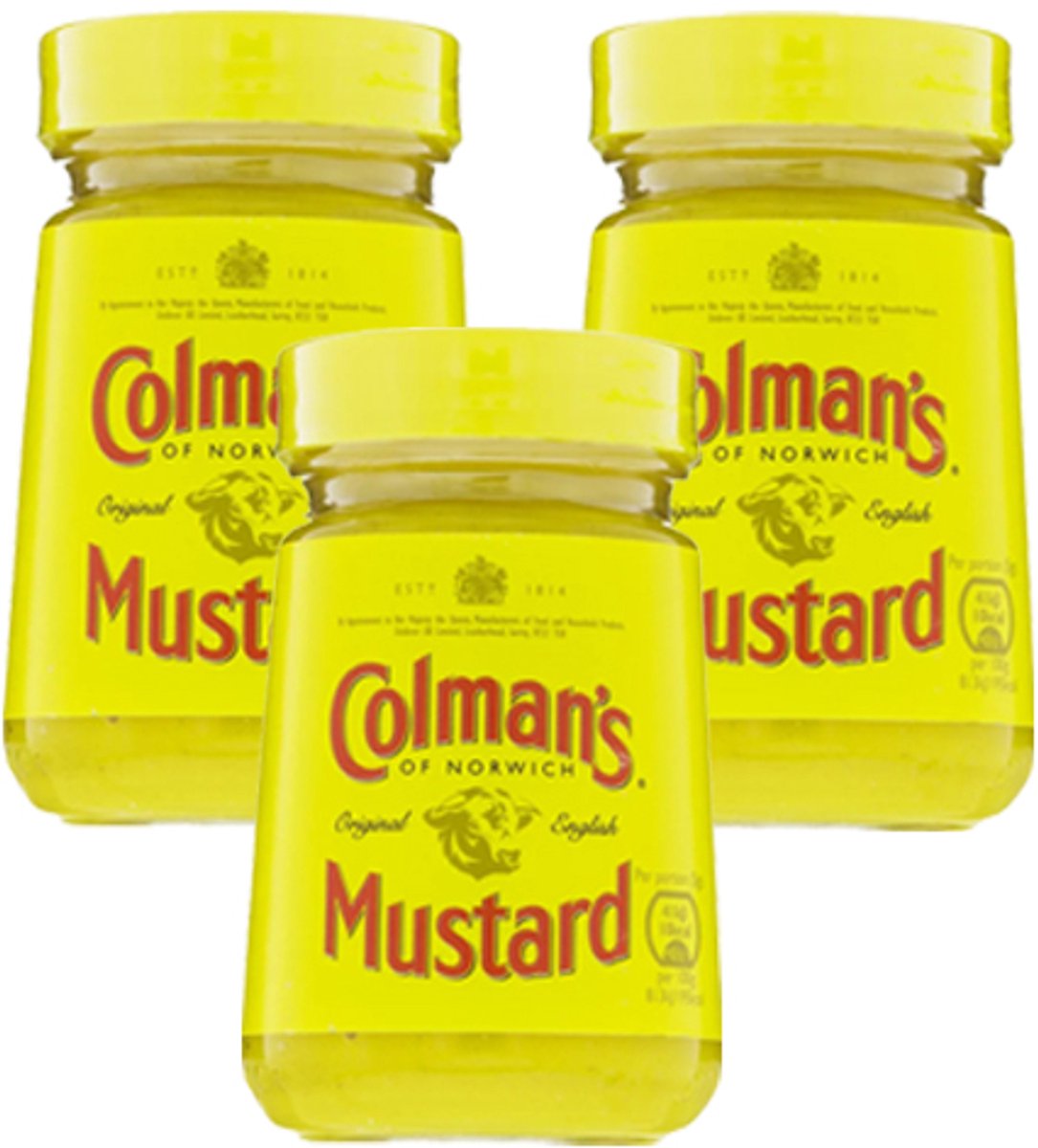 Colman's - Engelse Mosterd - 3x 100g