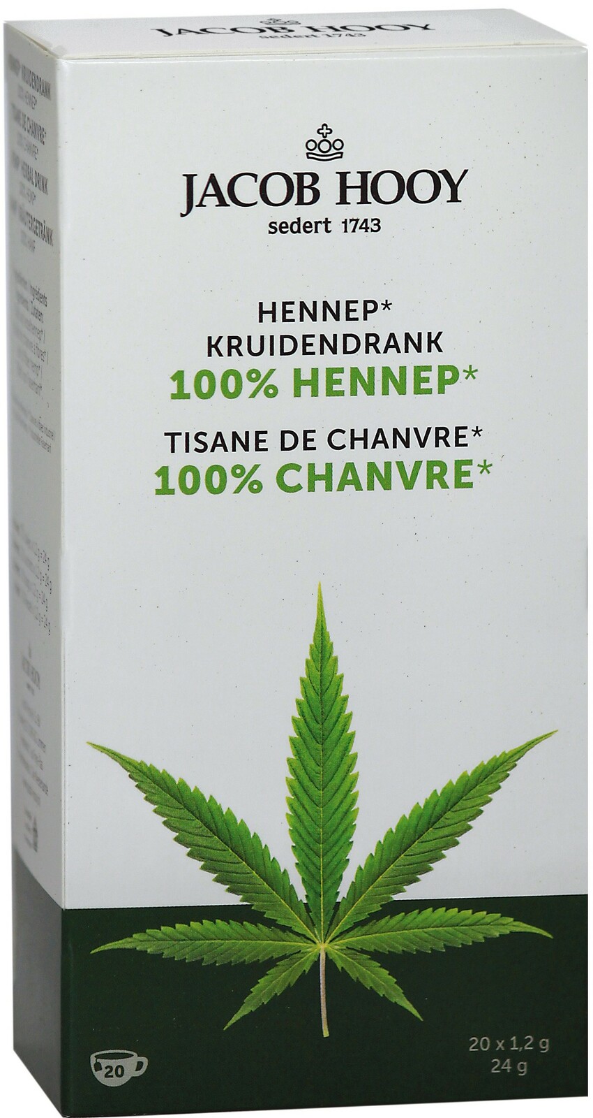 Jacob Hooy Jacob Hooy - Hennep Thee (Kruidendrank) - 20 zakjes