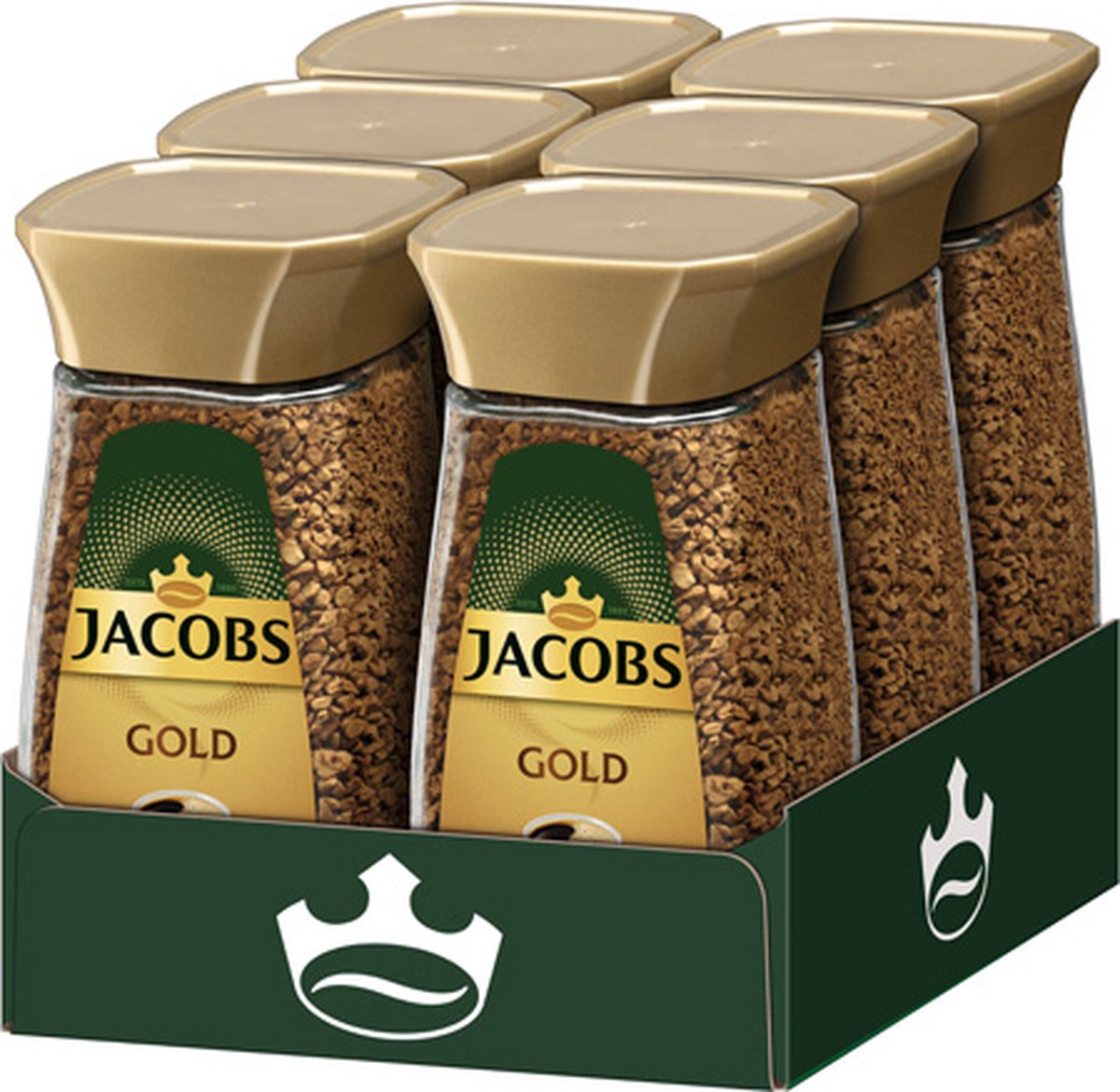 Jacobs Jacobs - Gold Oploskoffie - 6x 200g