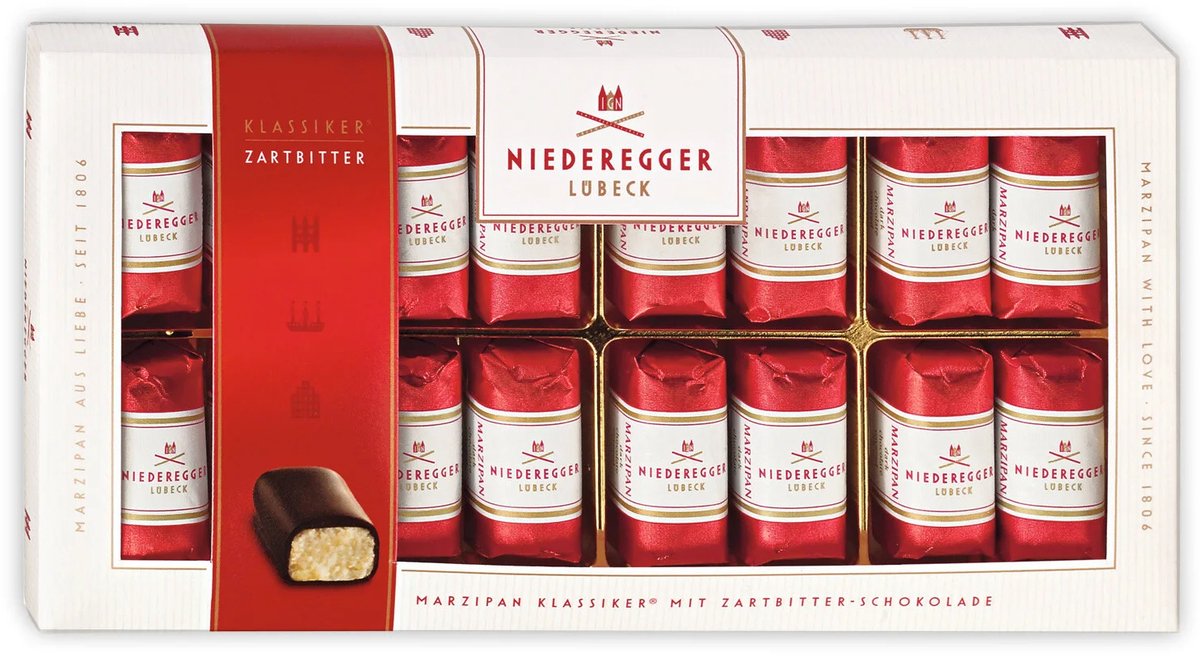 Niederegger - Marsepein Chocolademelk - 10 zakjes