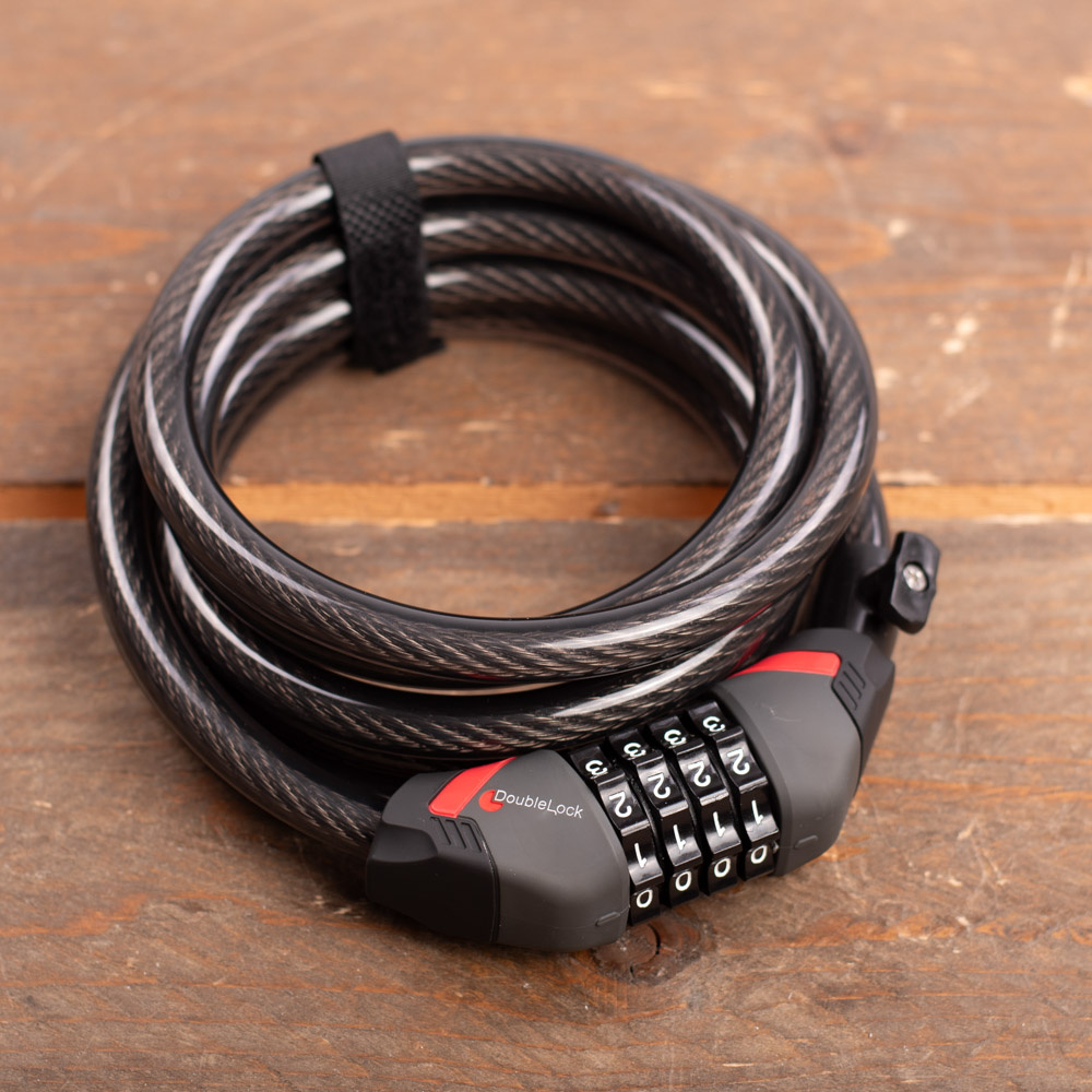 Doublelock Kabelslot Coil Cable Combo 240 CM