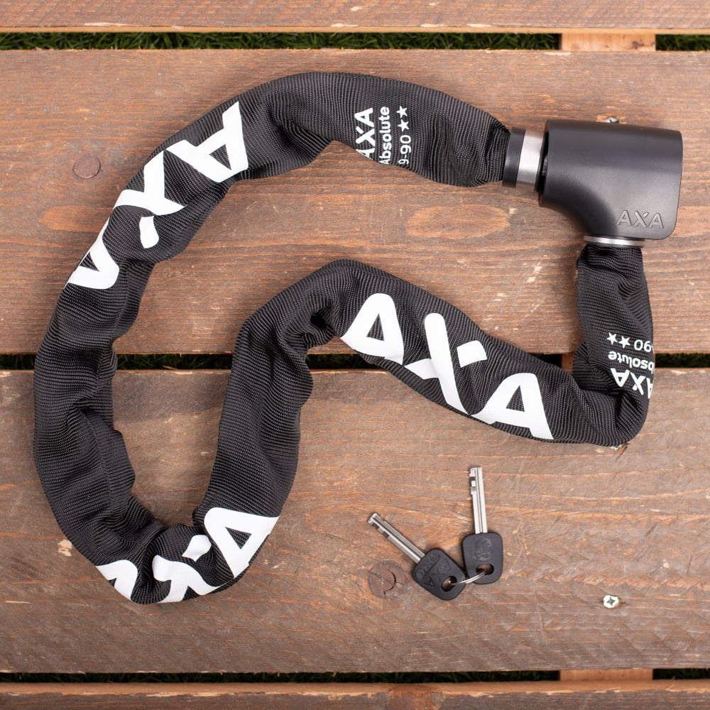 AXA Kettingslot Absolute 9-90 cm ART-2 - Zwart