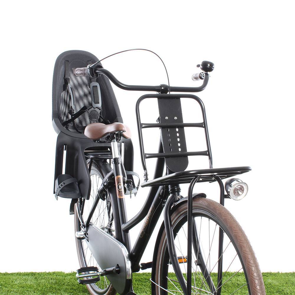 Qibbel Achterzitje Air Bagagedrager Black - Zwart