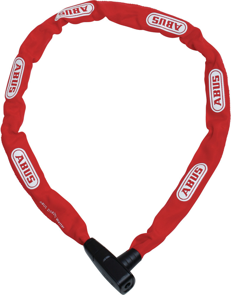 Abus Kettingslot City Chain 6800 110 cm Rood