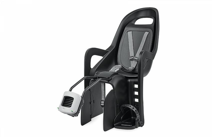 Polisport Groovy achterzitje FF frame zwart/grijs