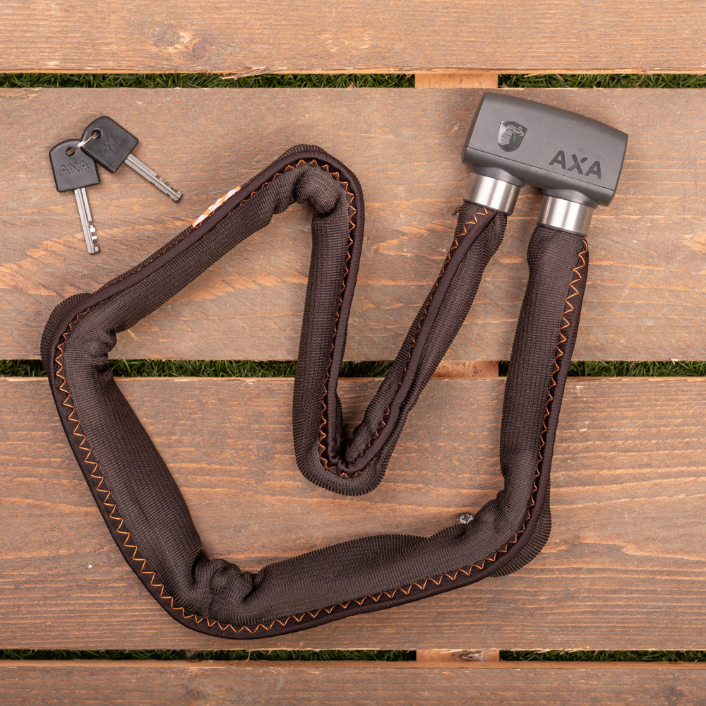 AXA Vouwslot Foldable 1000 105cm ART-2 met houder donkergrijs