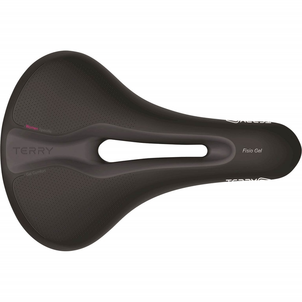 Terry Fietszadel Fisio Gel Dames Zwart