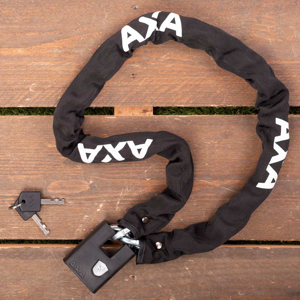 AXA Kettingslot Clinch+ 105CM Zwart