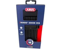 Abus Bordo Big XPlus 6000K 120 cm SH - Zwart