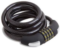 Lynx Cijfer-kabelslot 180 CM Zwart