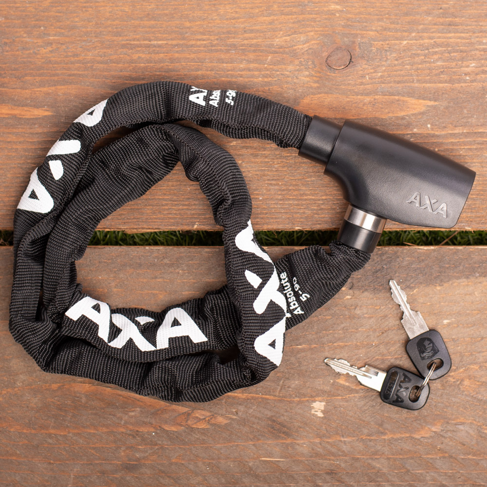 AXA Kettingslot Absolute 5-90 Zwart 90 cm