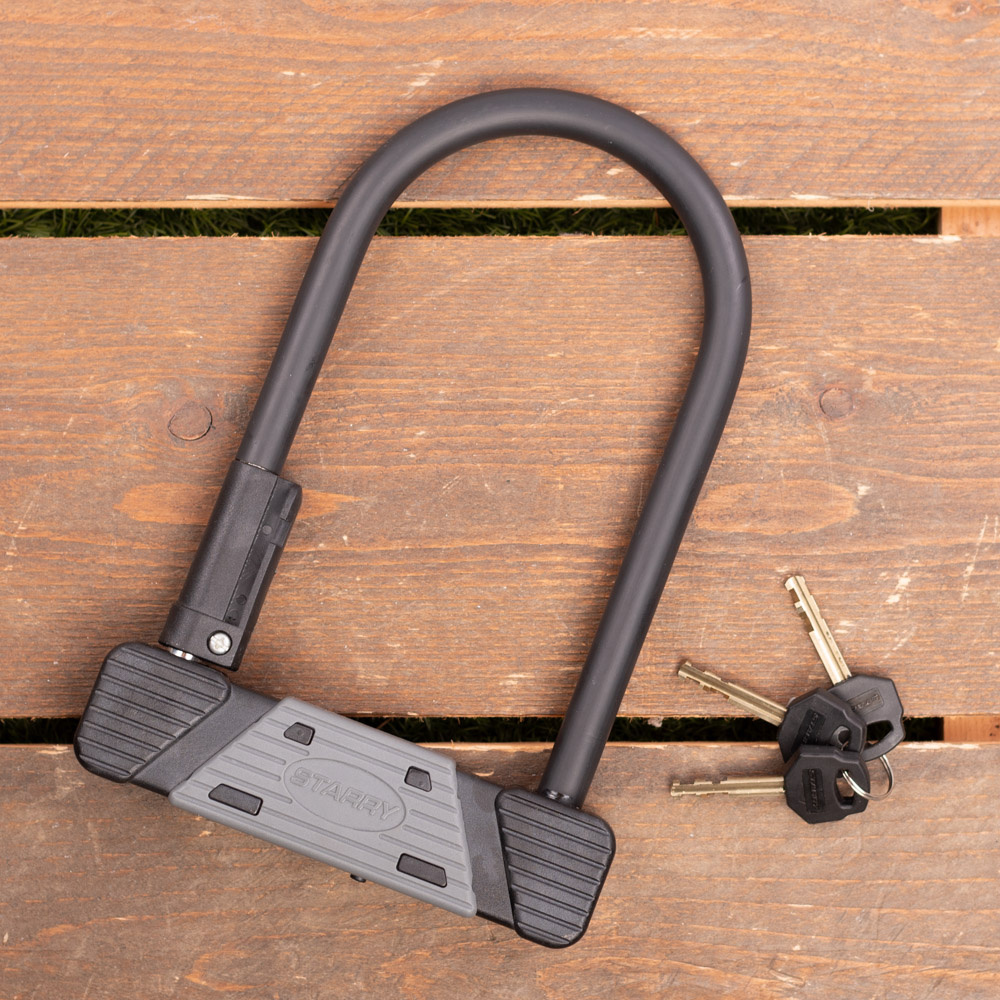 Starry Beugelslot. IJzersterk fietsslot (24,5CM)