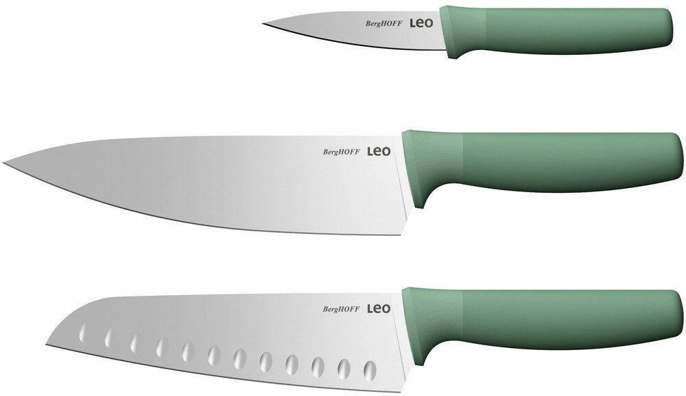 Berghoff BergHOFF Leo Recycled 3-Delige Messenset | Keukenmessen | 5413821366791