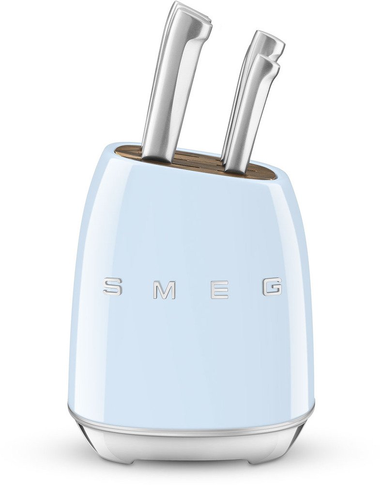 SMEG Smeg Messenblok Pastel KBSF02PB | Keukenmessen | 8017709344207 - Blauw