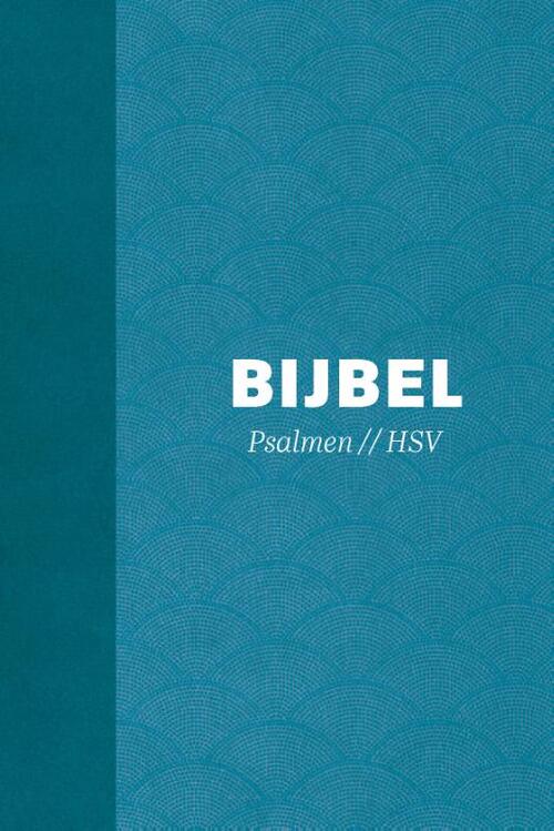 Royal Jongbloed Bijbel (HSV) met Psalmen - hardcover blauw met schelpen