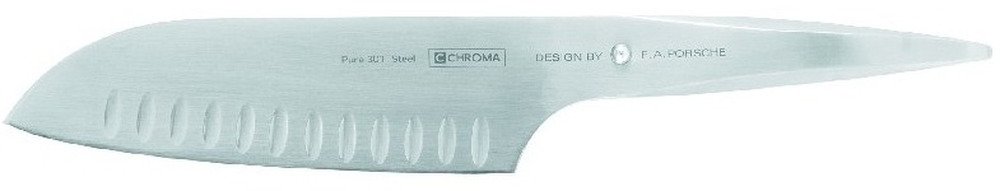 Chroma Chroma by Porsche Type 301 Santoku met kuiltjes 17,8cm | Keukenmessen | 5019311107105