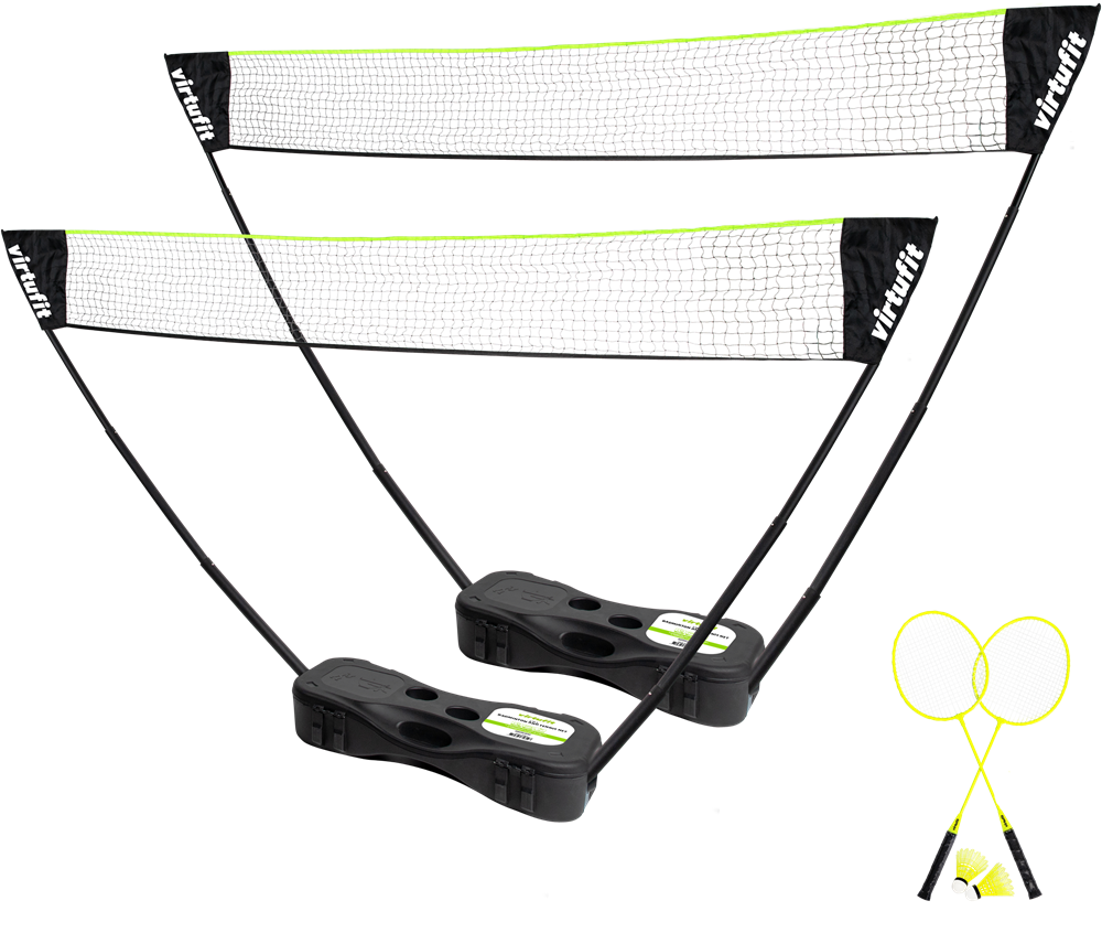 VirtuFit VirtuFit 2-in-1 Portable Badminton- en Tennisset - Inclusief koffer en rackets