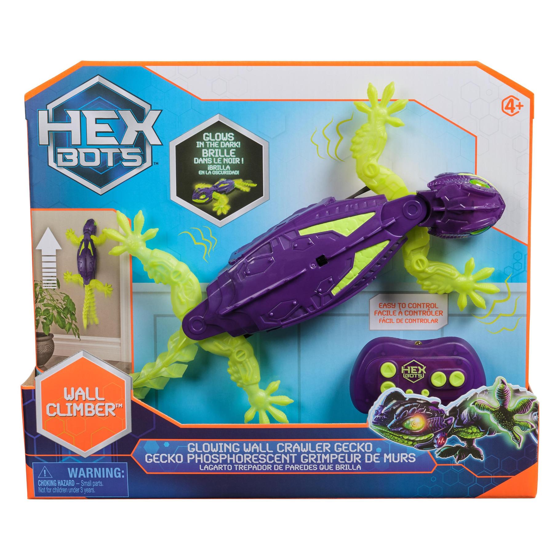 Top1Toys Top1Toys Hexbots Wall Crawler Gecko Glow In The Dark
