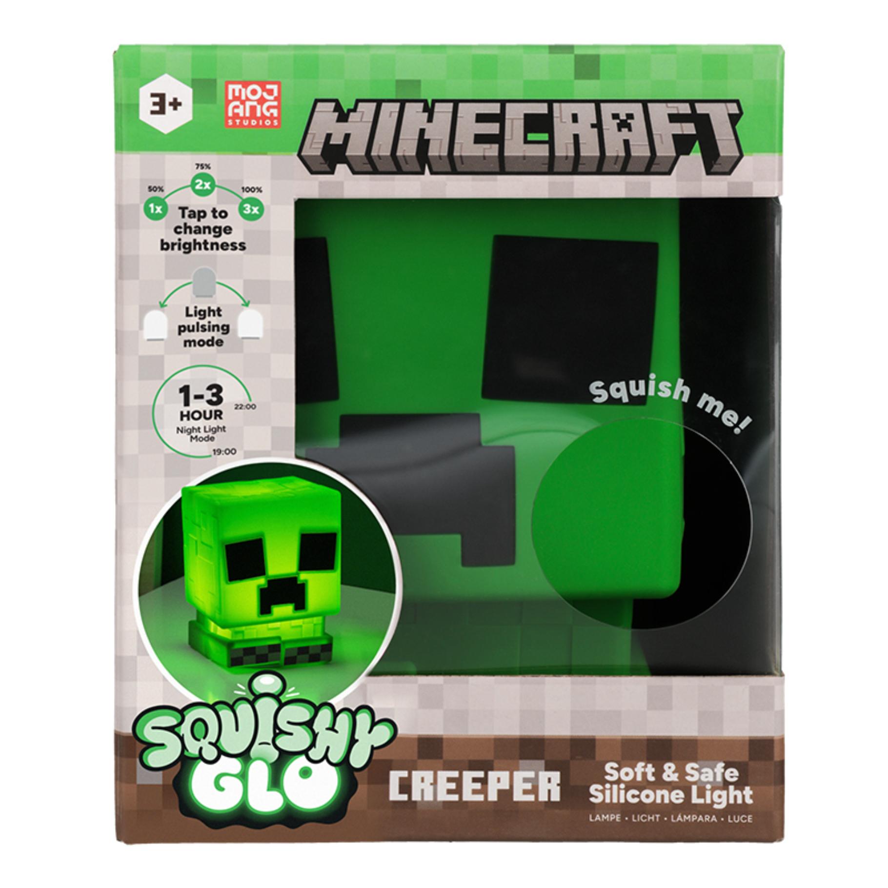 Top1Toys Minecraft Creeper Squishyglo Silicone Light