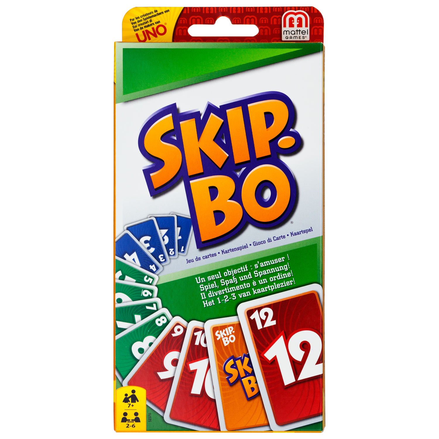 Mattel Skip-Bo - Kaartspel - Groen