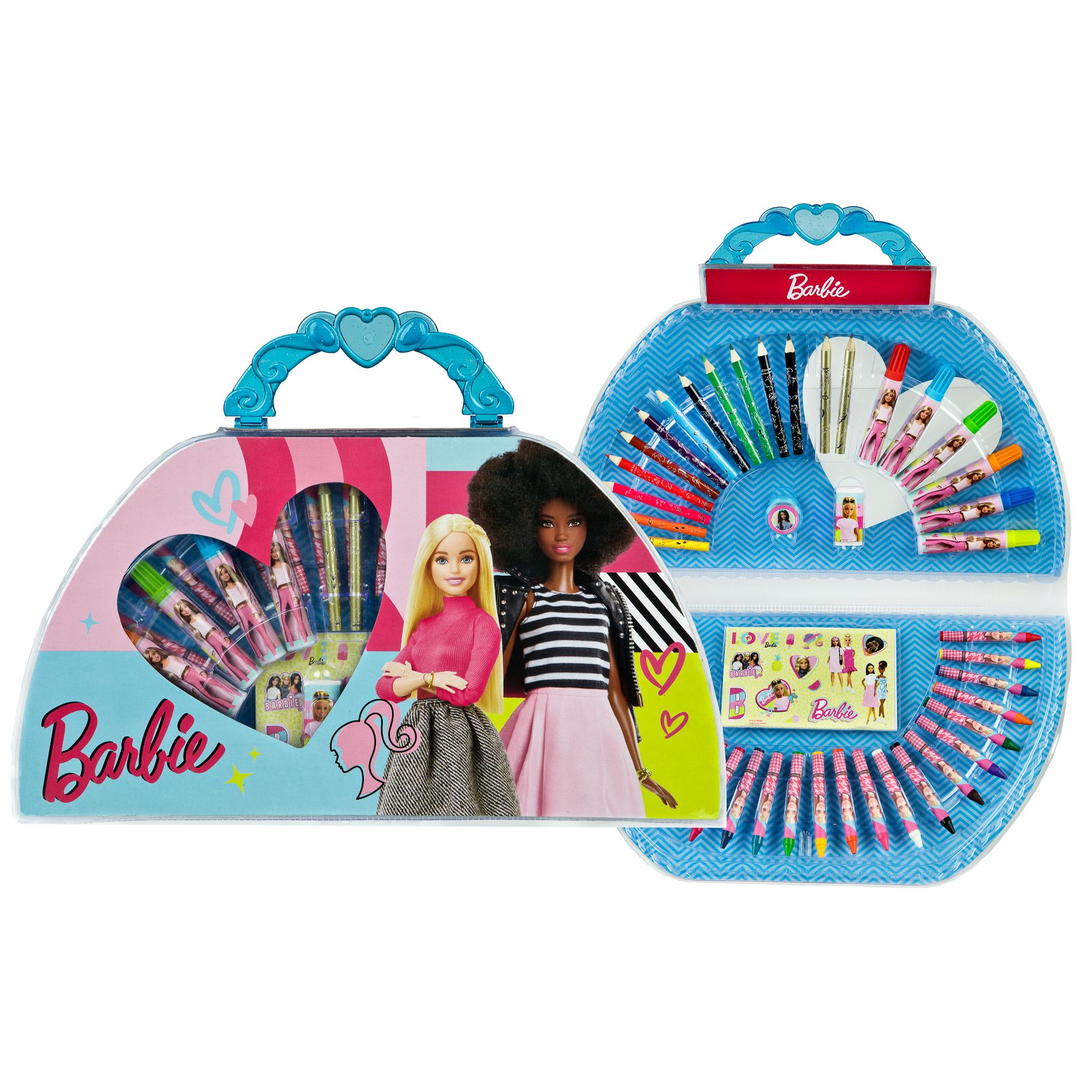Disney Barbie Kleurkoffer 51-delig