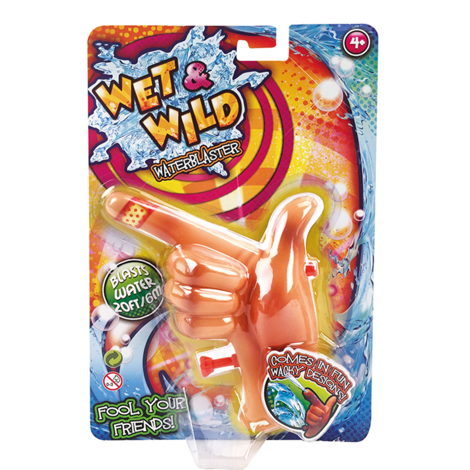 Top1Toys Waterpistool Vinger/Drinkbeker Assorti