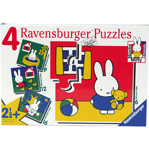 Nijntje Ravensburger puzzel Nijntje 6+9+12+16 Stukjes