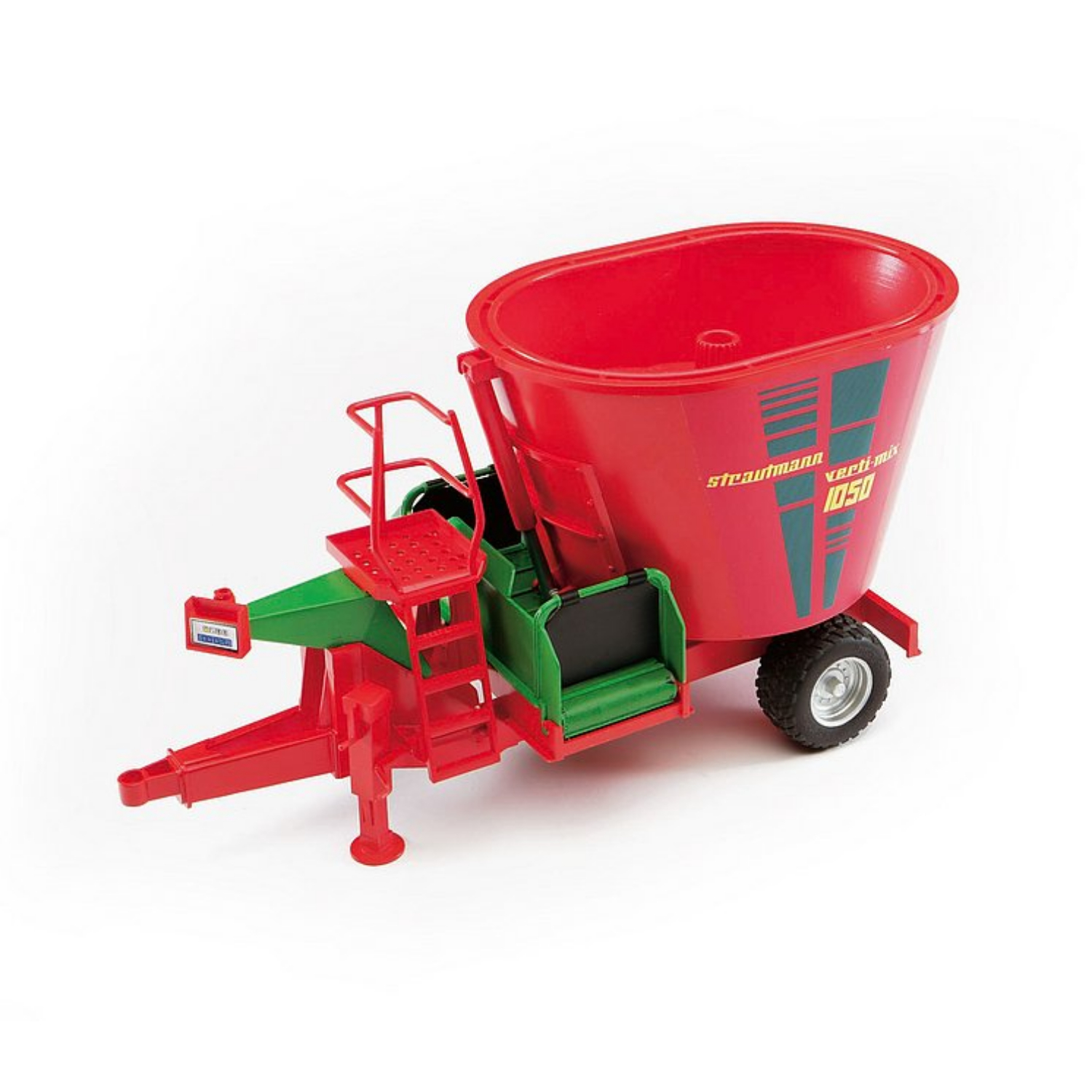 Bruder Bruder Tractor Aanhanger Voedermixmachine Strautmann Verti Mix 1050 - Rood