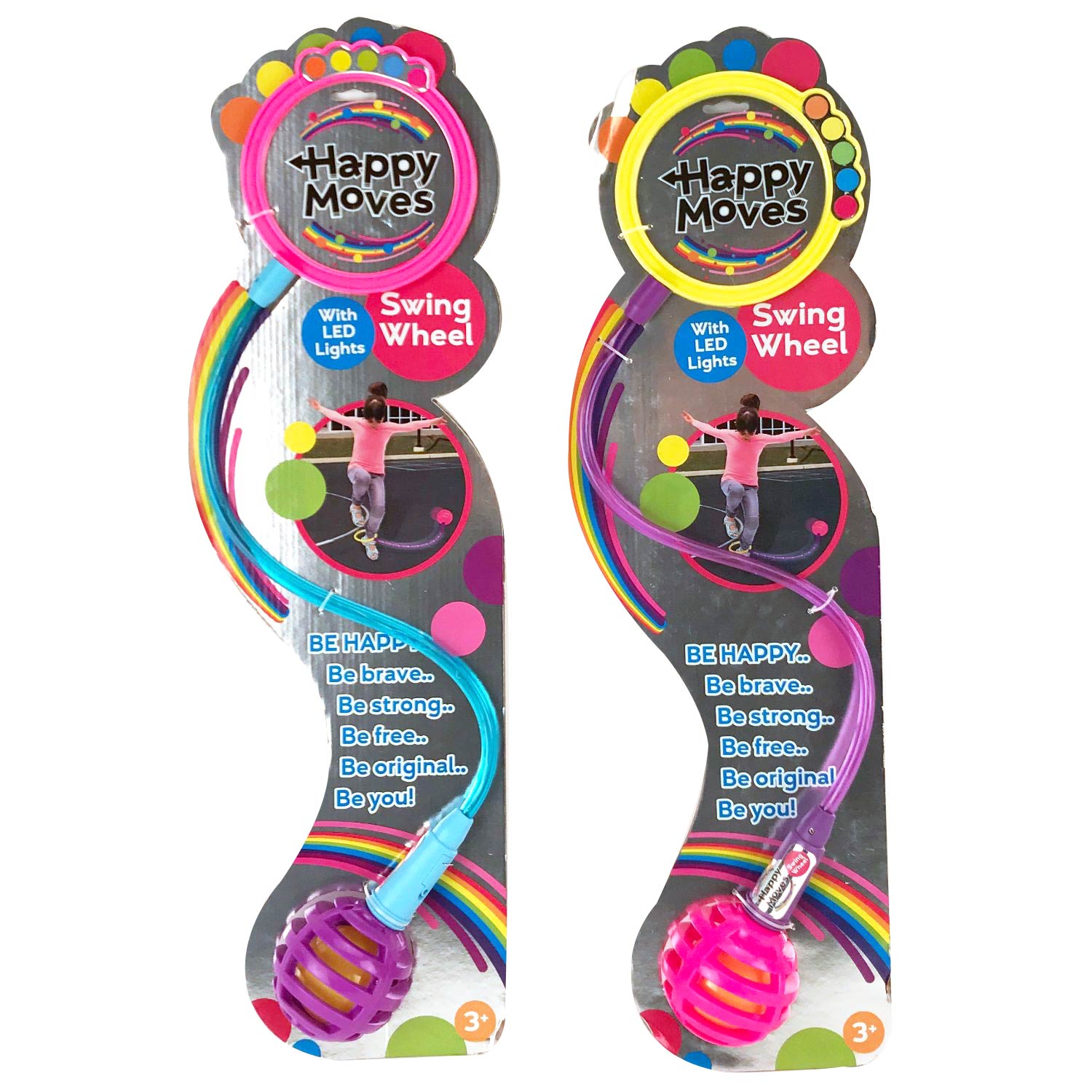 Happy Moves Happy Moves Swing Wheel Met Led 2 Assorti