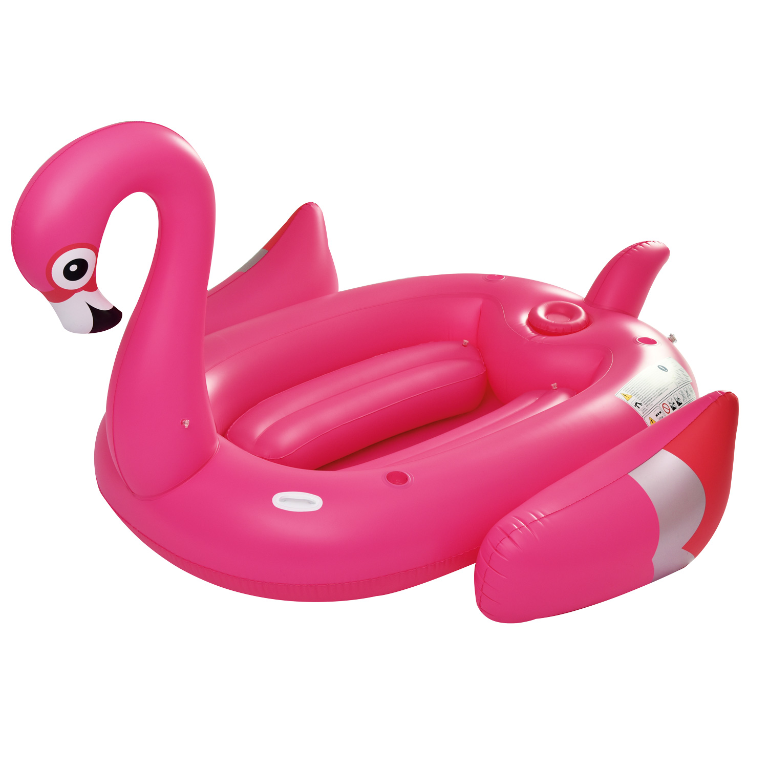 Alert Alert Opblaaseiland Small Flamingo 240X180 cm (, kunststof, 12 jaar en ouder) - Roze