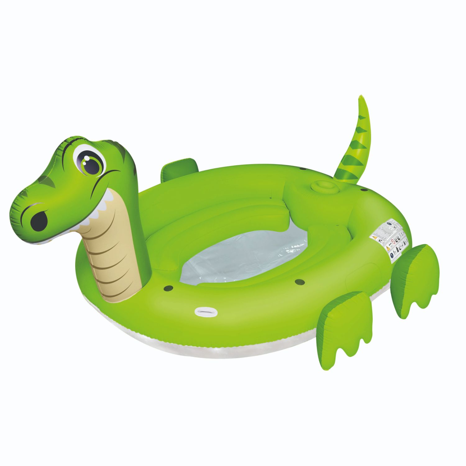 Alert Opblaaseiland Dino 310X270X175 Cm - Groen