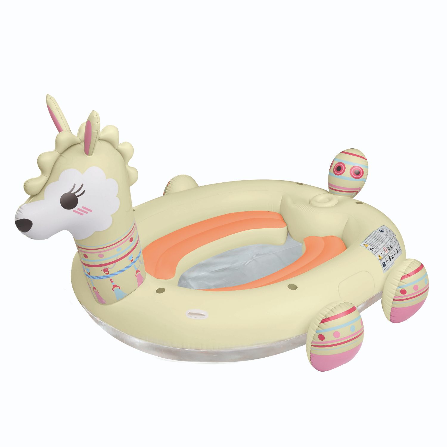 Alert Alert Opblaaseiland Alpaca 310X270X175 cm (wit, kunststof, 12 jaar en ouder)