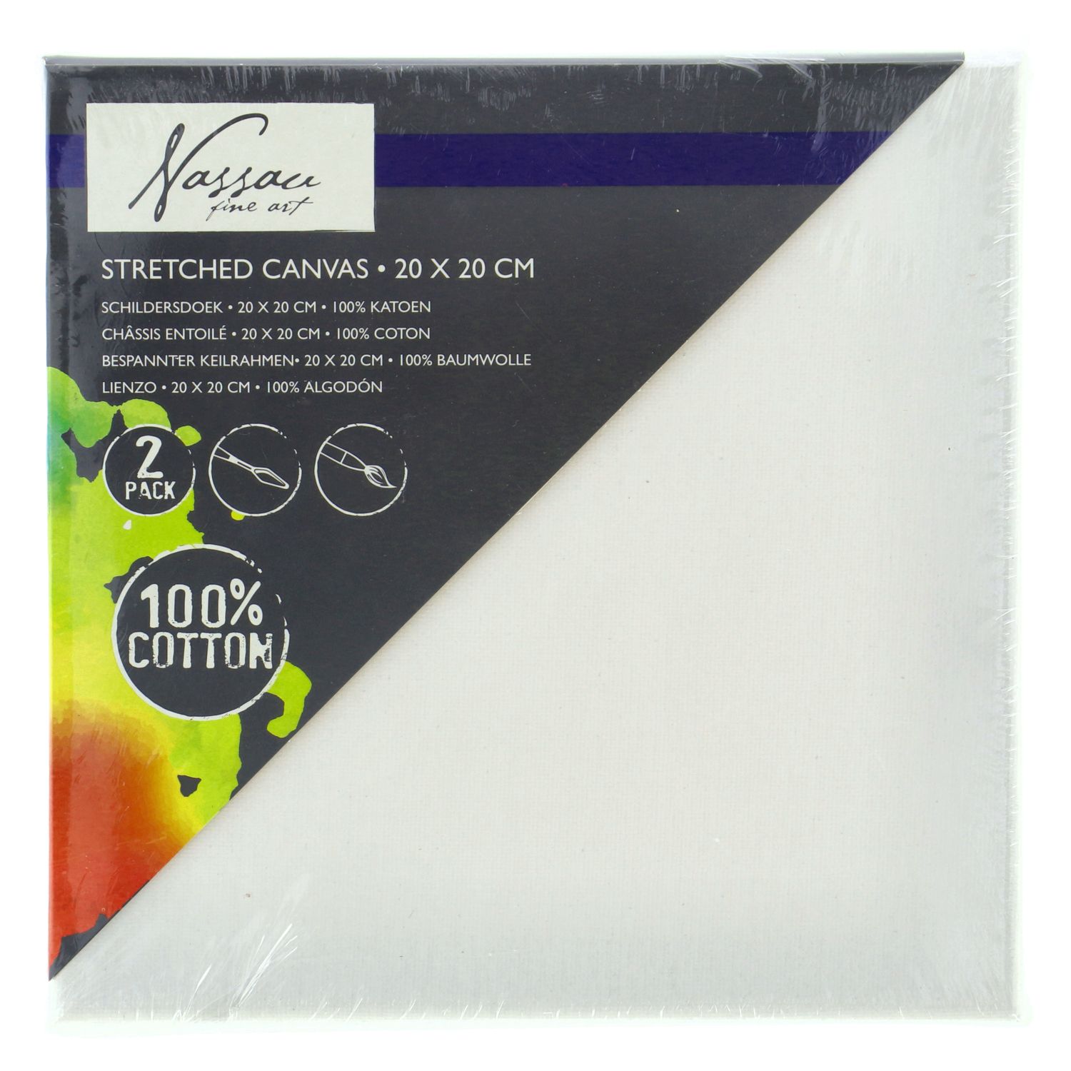 Nassau Nassau Canvas 2 Stuks 20 X 20 Cm