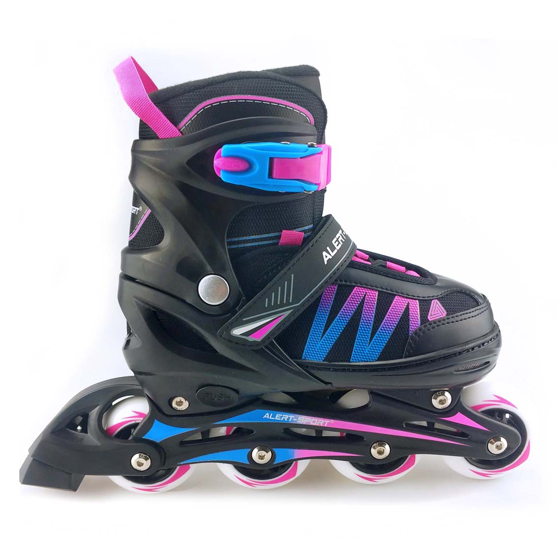 Alert Alert Sport Inline Skates / Skeelers Roze (Maat 35-38) (kunststof, 6 - 8 jaar)