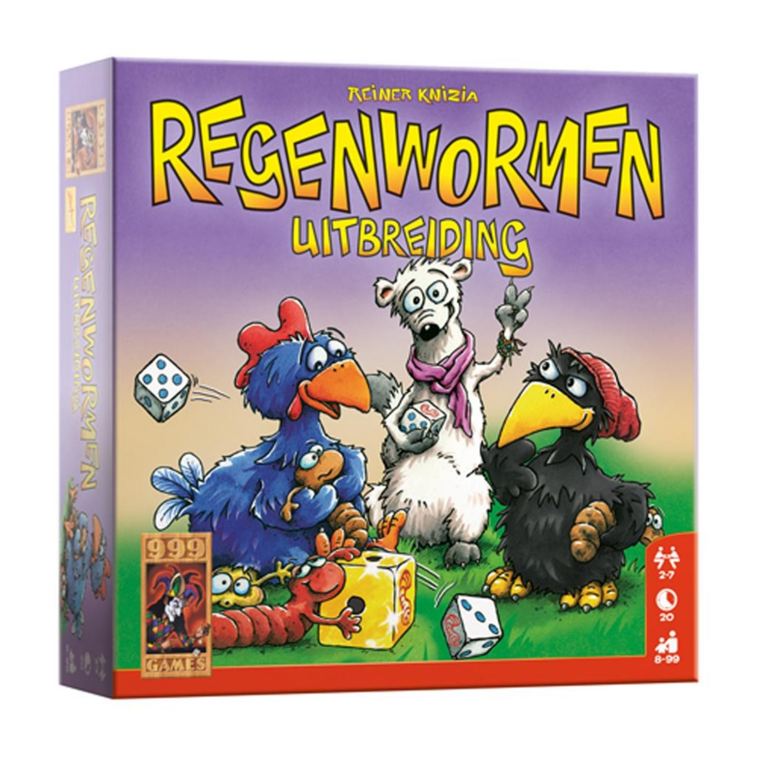 999Games Regenwormen Uitbreiding - Kinderspel