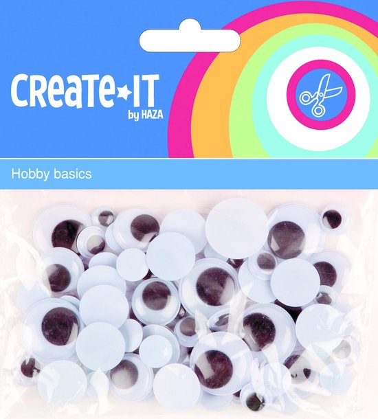 Knutselset Create-It Bewegende Ogen